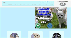 Desktop Screenshot of chibianco.com